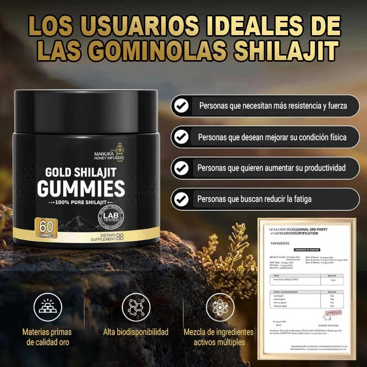 Shilajit + Miel de Manuka | Energía y Potencia 100% Natural